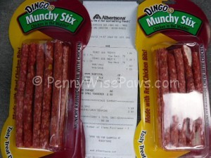 Got two Dingo Munchie Stix for just tax!