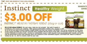Instinct healthy weight oct 2013