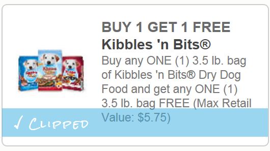 BOGO Kibbles n Bits New Printable Coupon Up To 5 75 PennyWisePaws