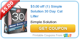 Simple Solution litter coupon