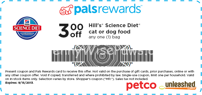 hills dog food coupons