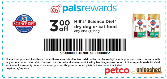 hill's science diet coupon $8