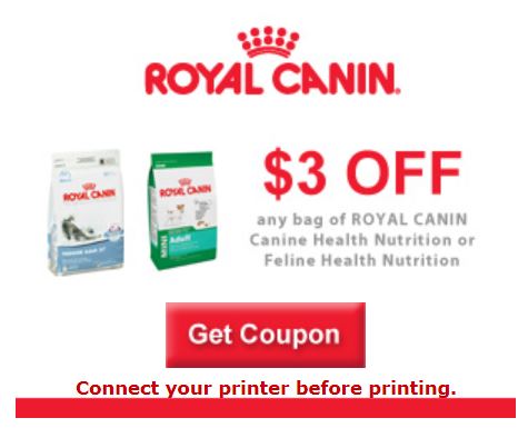 coupons for royal canin prescription dog food