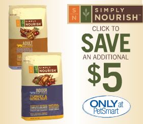 simply nourish dog food coupons